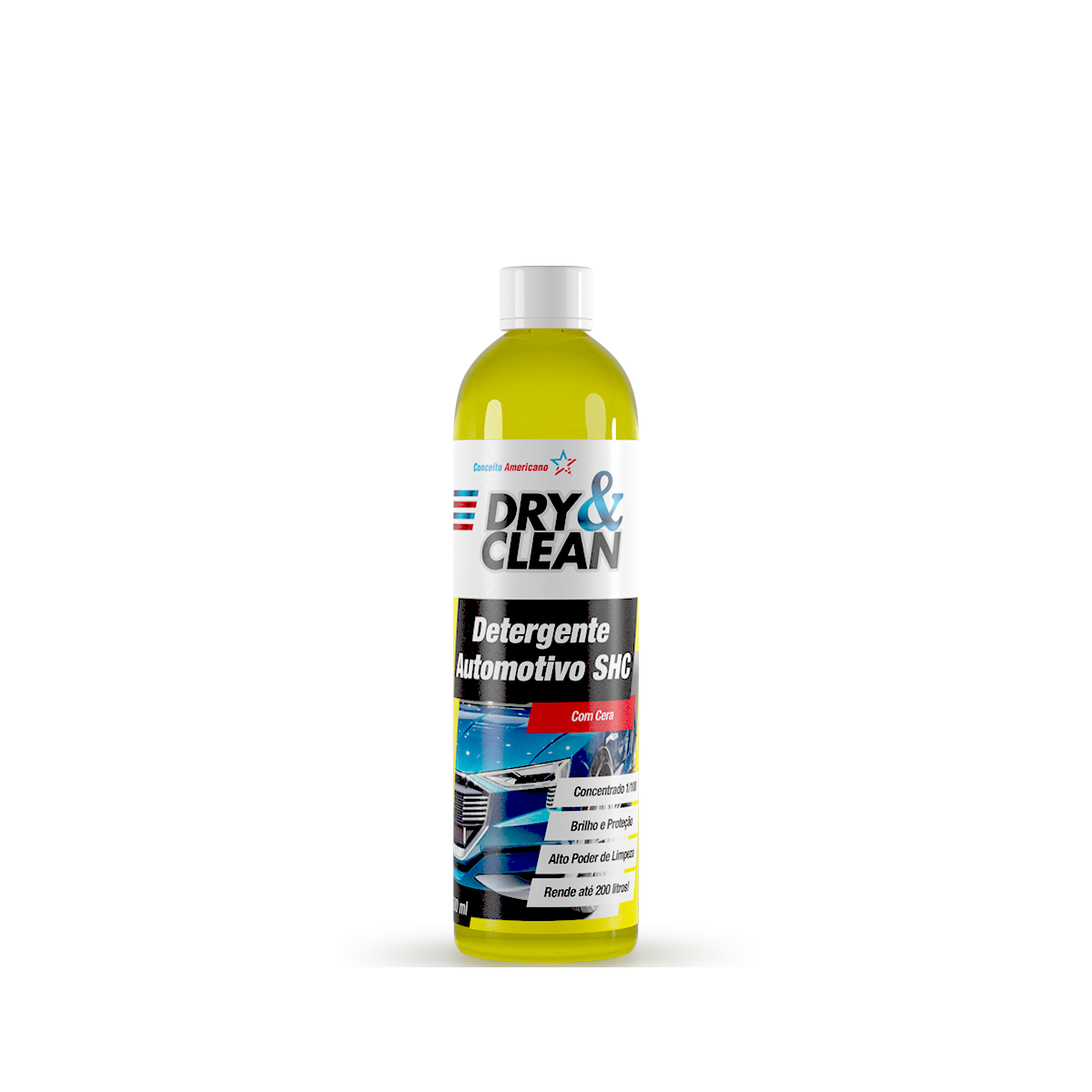 Detergente Automotivo SH com Cera Dry & Clean 500ml